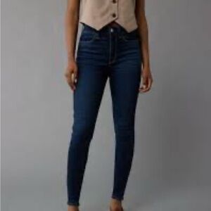 American Eagle Outfitters Dark Wash Skinny Jeans Women’s Size 12 Stretch Denim